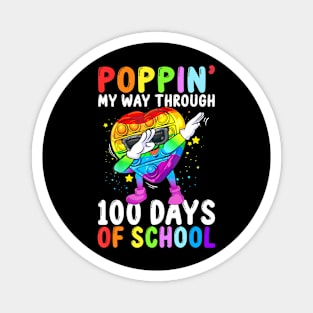 My Way Through 100 Days Of School Fidget Pop It Toy Magnet